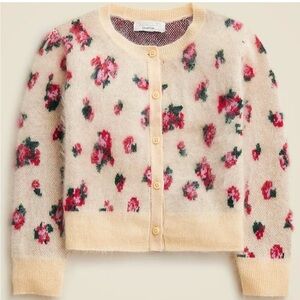 J. Crew Collection Floral Cardigan